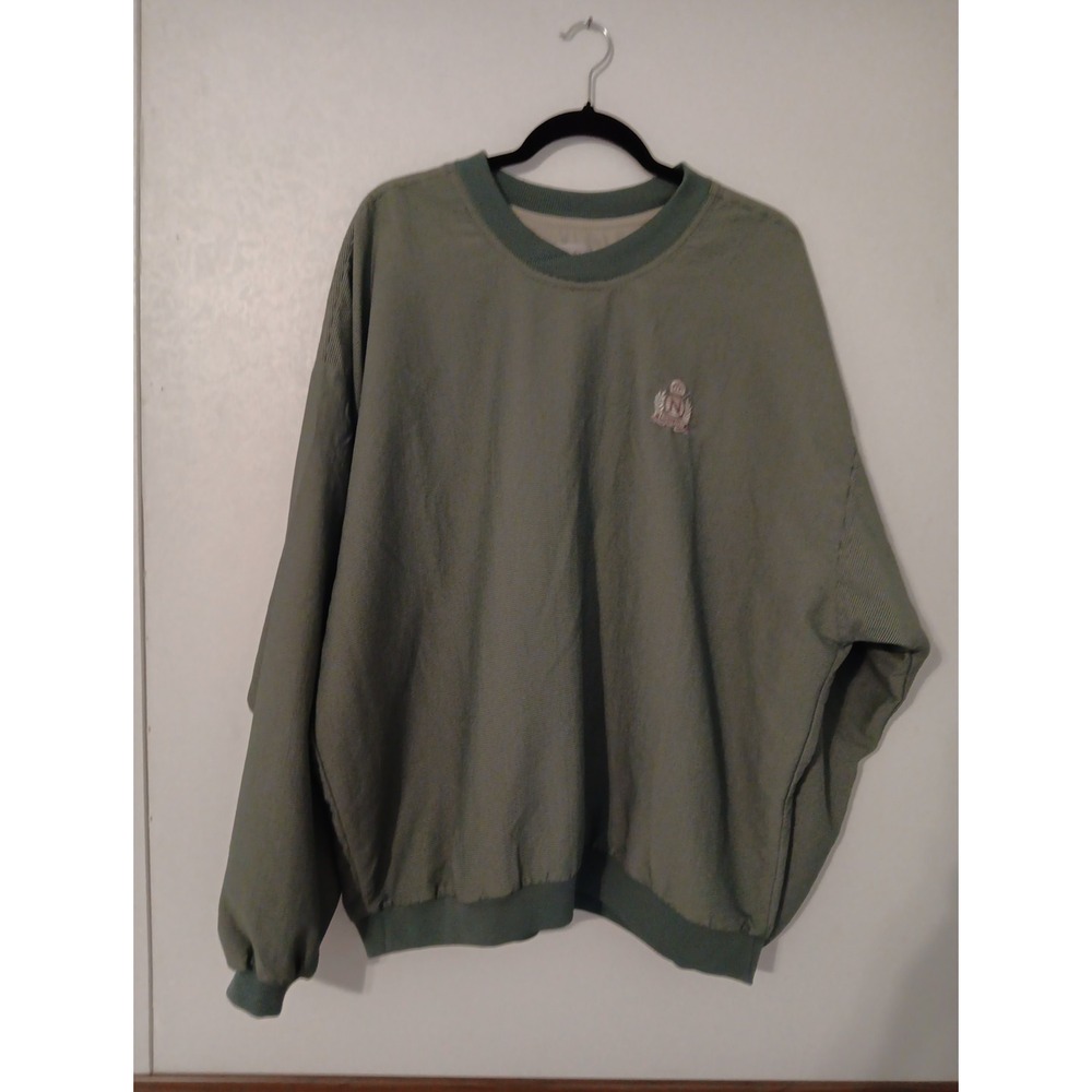 Nicklaus Golf Windbreaker Lined Jacket  Long‎ Sleeved Pullover Gray Sz. XL